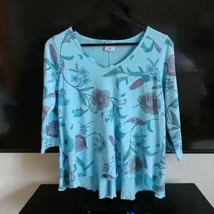 Color Me Cotton 🇺🇸 NWT Jersey Floral Tunic